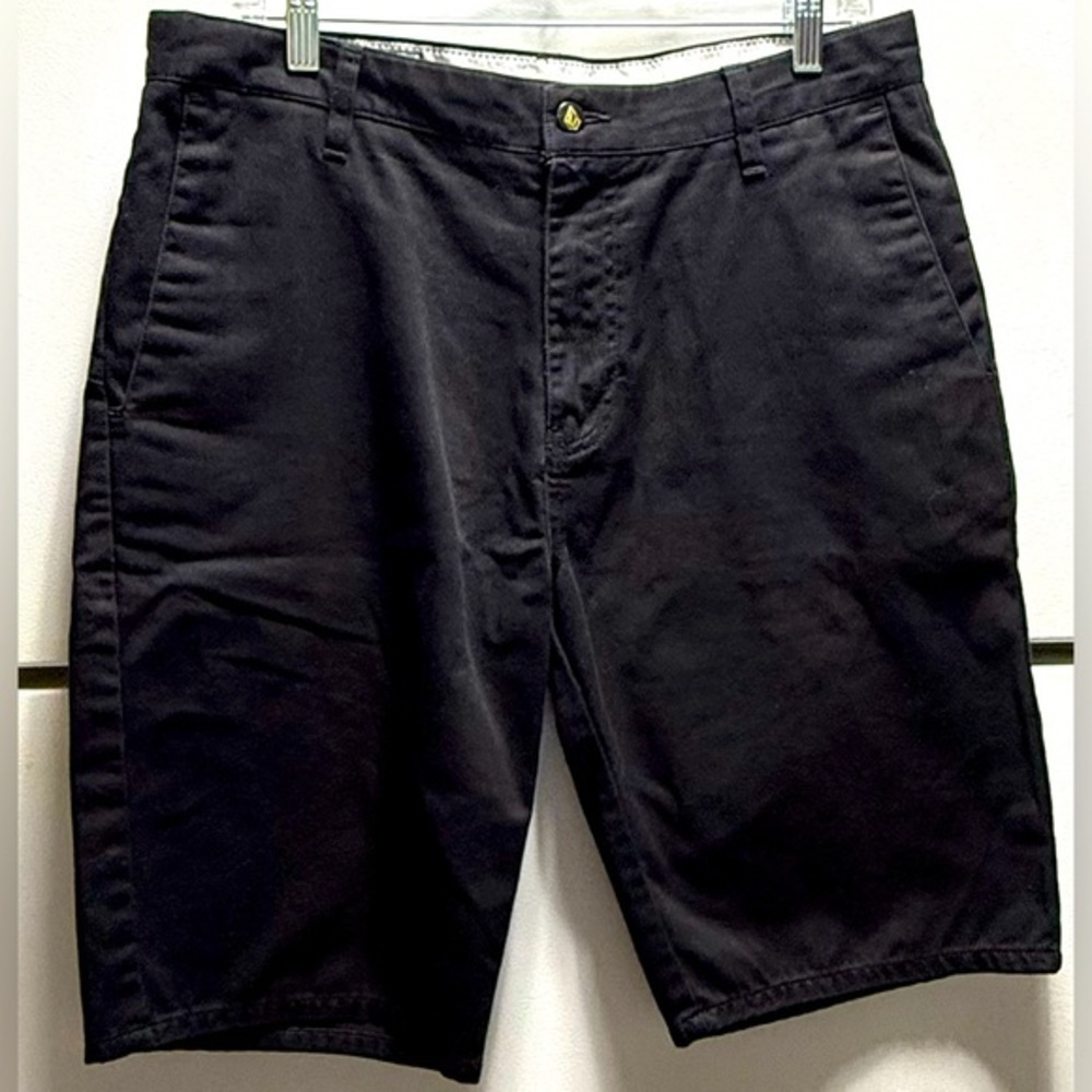 🏜️Volcom Black Casual Streetwear Skater Shorts